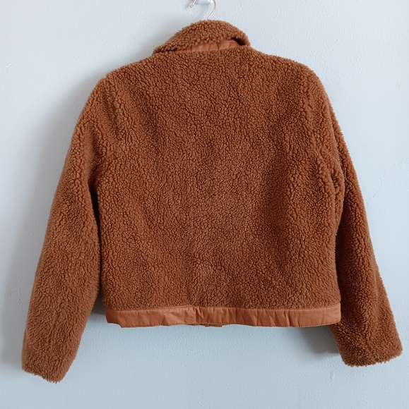 Madewell Brown Teddy Jacket - Picture 7 of 10